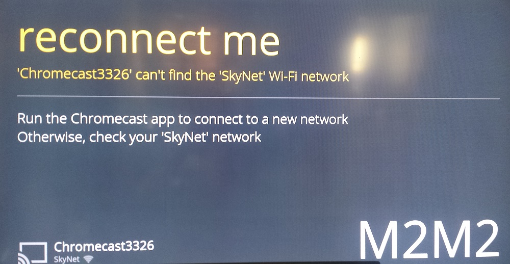 Updating Chromecast when you change your Wifi network