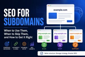 SEO for Subdomains: When to Use Them, When to Skip Them, and How to Get It Right